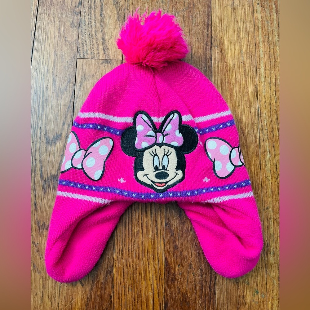 Girls Winter Hat Minnie Mouse